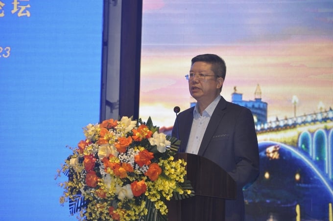 Ông Lê Thanh Hòa, Phó Cục trưởng Cục Chất lượng, Chế biến và Phát triển thị trường (Bộ NN-PTNT). Ảnh: Nguyễn Thành.
