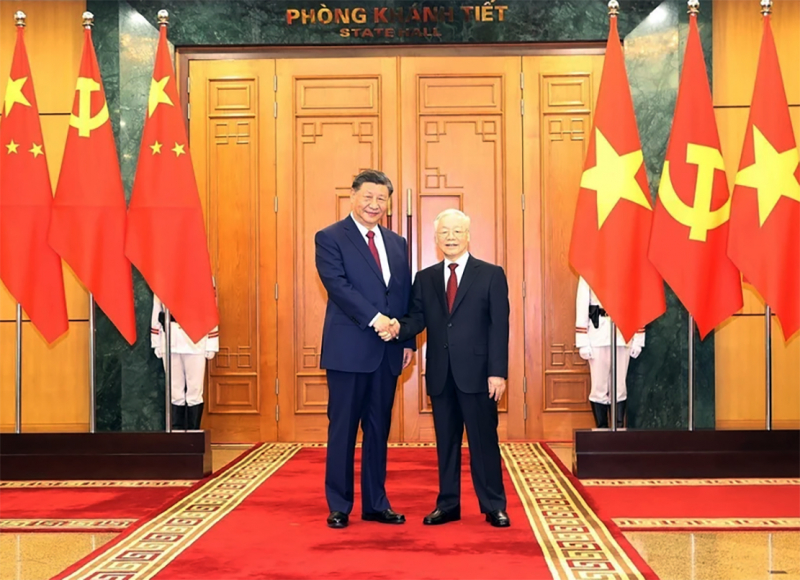 Tổng Bí thư của Việt Nam và Trung Quốc gửi Thư chúc mừng Năm mới Giáp Thìn -0